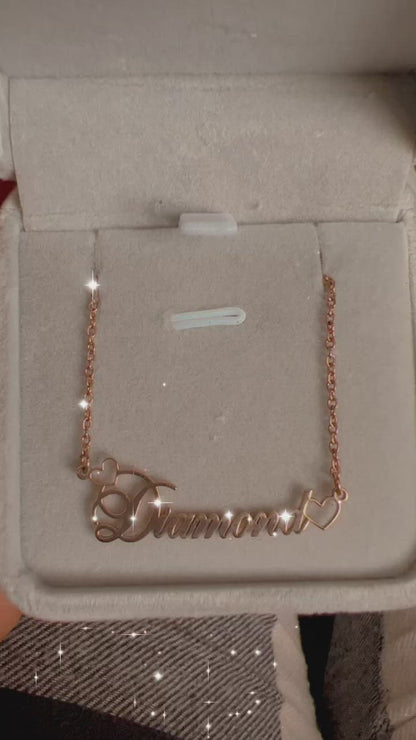 On Hand Name Necklaces