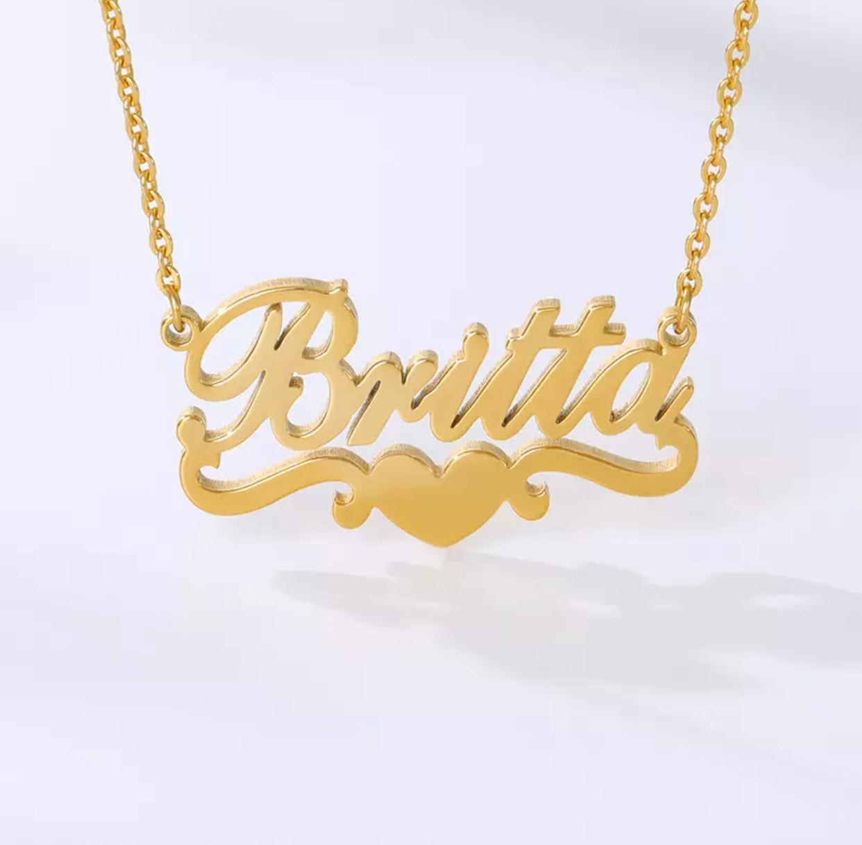 Custom Name Plate Necklace