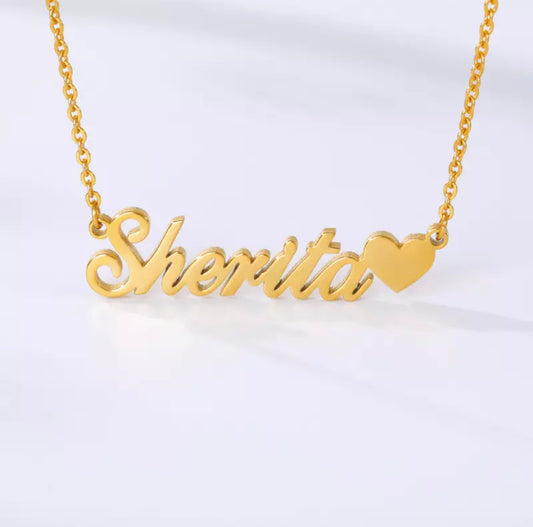 Custom Name Plate Necklace
