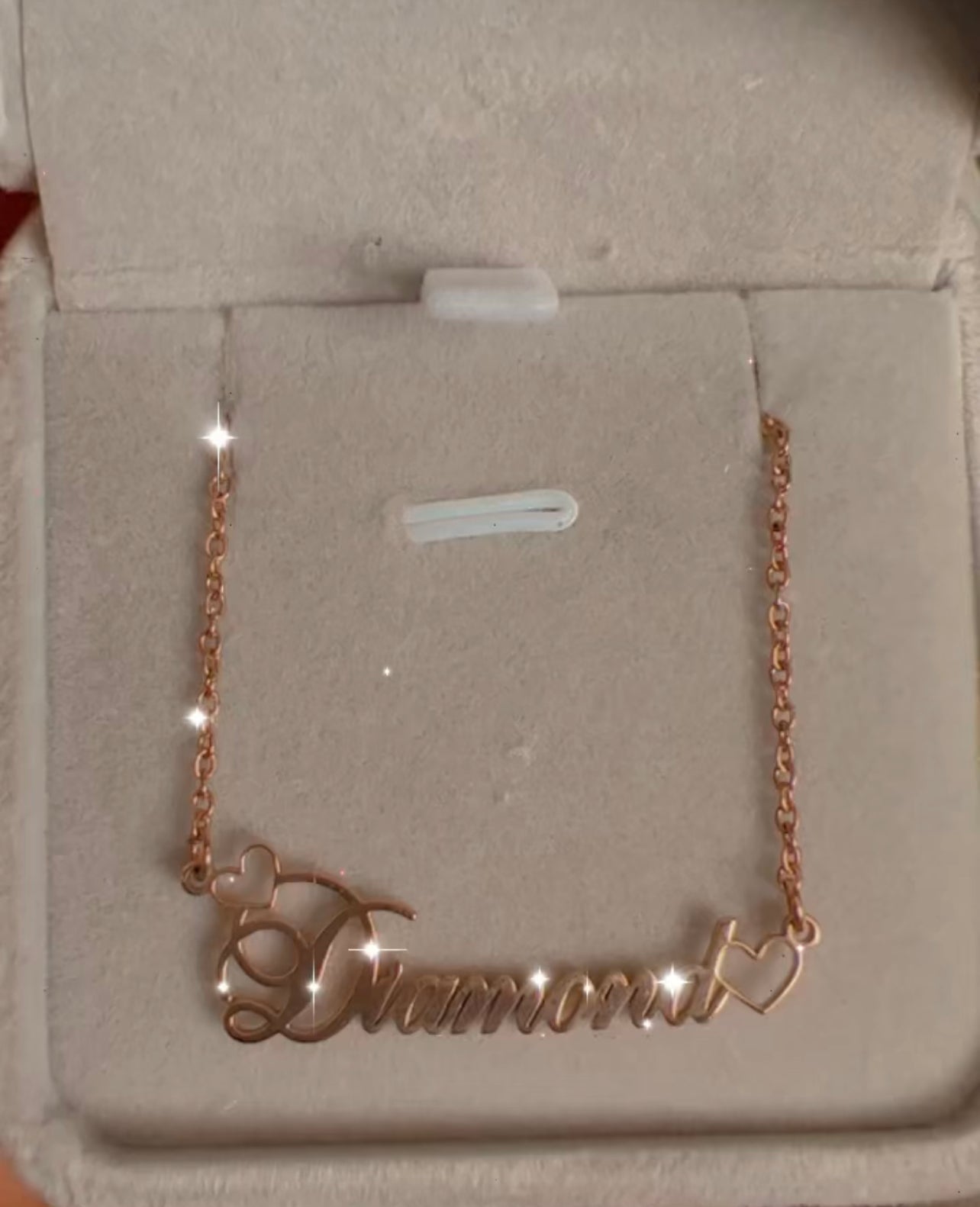 On Hand Name Necklaces