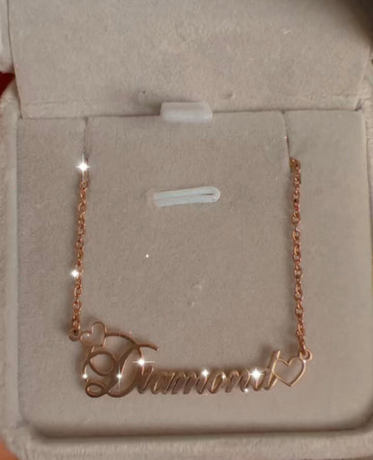 On Hand Name Necklaces